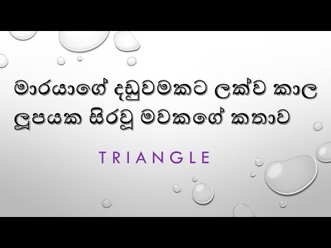 Look the hidden truth of Triangle movie-Triangle චිත්‍රපටය තුල සැගවී තිබෙන තේරුම ඔබ දුටුවාද....?