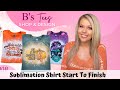 Bleached Sublimation Shirt Start To Finish (How To)