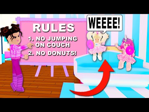Babysitter Had Rules So We Broke Them All In Adopt Me Roblox - baby leah plays roblox youtube