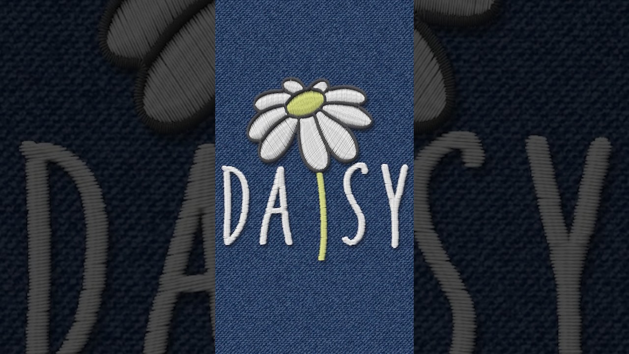 Adobe Photoshop 2025 Tips - How to make Embroidery Effect Daisy 