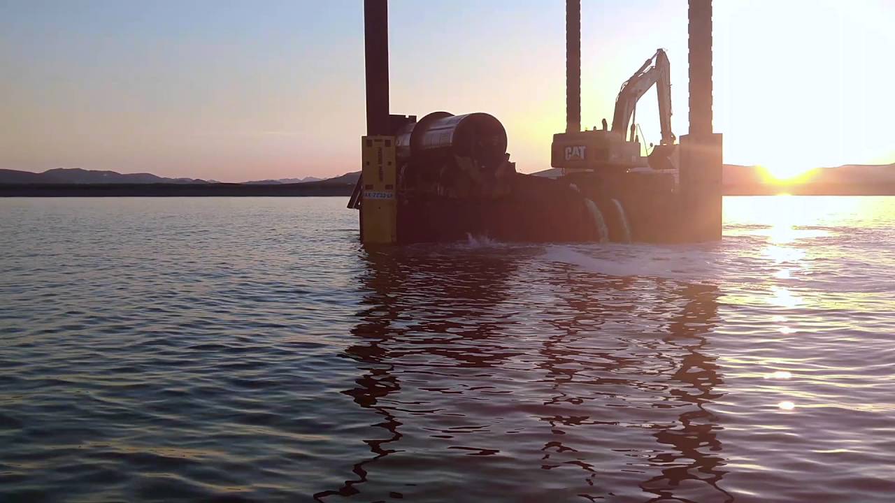 Jack Up Gold Dredge in Nome AK YouTube