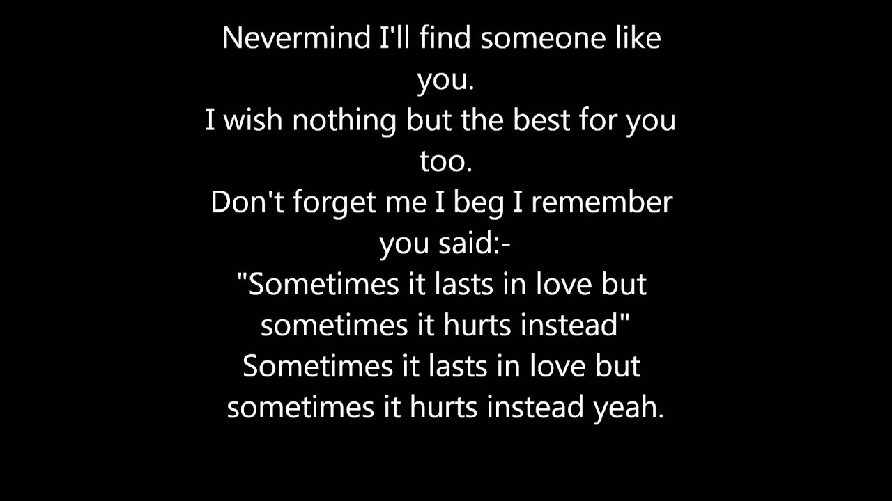 Adele - Someone Like You (Lyrics)