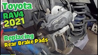 Replacing rear brakes on 20201 Toyota RAV4 with Electric Parking Brake