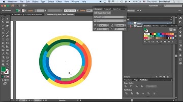 Adobe Illustrator: Concentric Circles Using the Pathfinder Tool (unedited in-class demo)