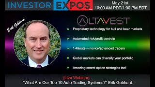 May 21st 'What Are Our Top 10 Auto Trading Systems ' Erik Gebhard screenshot 3