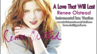 A Love That Will Last   Renee Olstead  instrumental karaoke HD