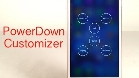 Cydia Tweak: PowerDown Customizer - Add more power options