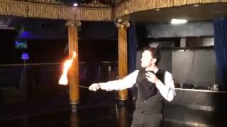 Fire breathing in slow motion