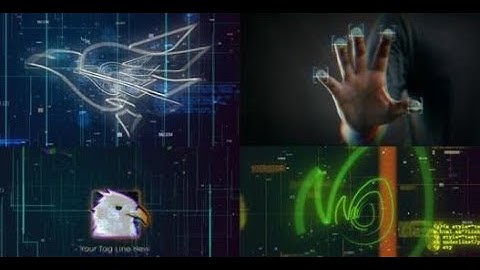 Scan Fingerprint Biometrics Logo Reveal  Videohive - Free Download After Effects Template