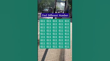 5 Seconds For You To Spot . Try Your Skills  #brainteaser #search #find #puzzle