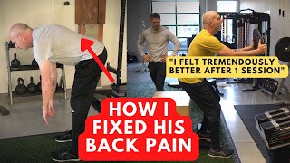 How I Fixed Years Of Crippling Back Pain In 30 Days (case study)