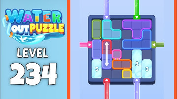 Water Out Puzzle level 234 solution 