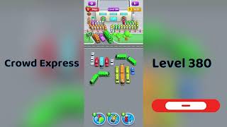 Crowd Express Level 380 Walkthrough 🚦 | Step-by-Step Solution | Go Answer