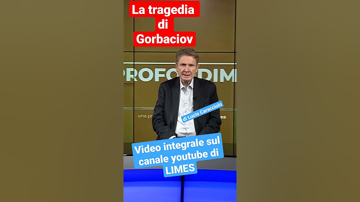 La tragedia di #Gorbačëv (#Gorbaciov) - L'approfondimento di Lucio Caracciolo #limes #geopolitica