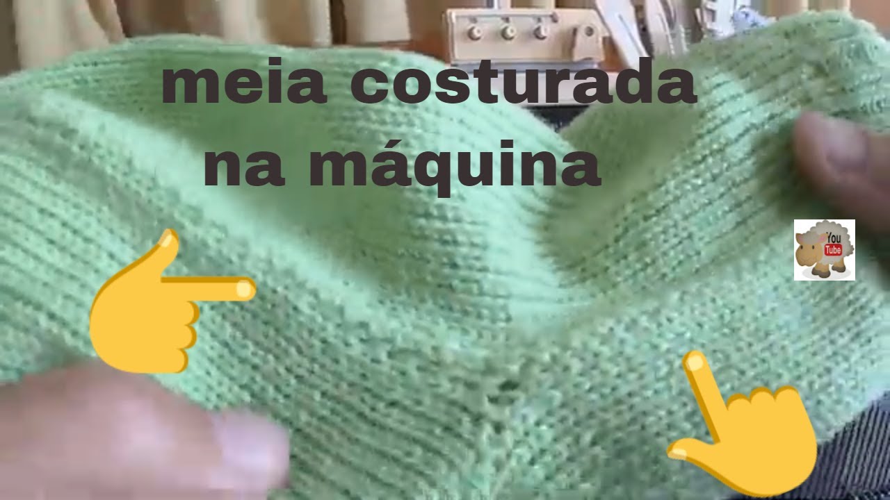 Como fazer meia inteira na máquina de tricô ?