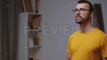 Man In Art Studio | Stock Video - Motion Array