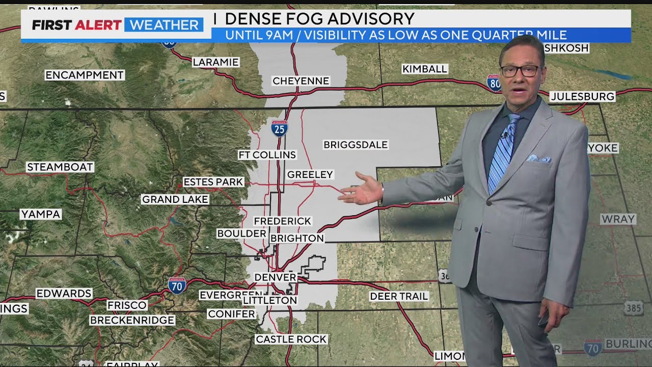 Dense Fog Advisory before strong afternoon storms get going - YouTube
