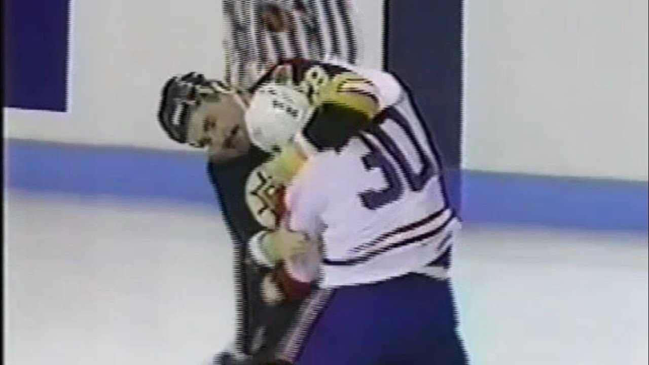 Bruins - Canadiens rough stuff 2/16/87