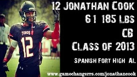 #12 Jonathan Cook / CB / Spanish Fort High (AL) Class of 2013