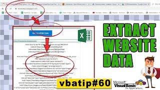 website data extractor / scraper - vbatip#60 | free tool download