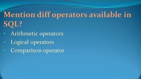 SQL Interview Questions and Answers for freshers and experienced– Part 3