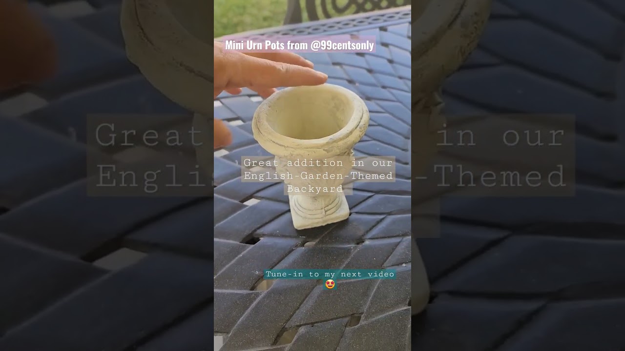 Mini Urn Pots from 99 Cents
