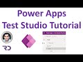 Power Apps test framework / test studio tutorial