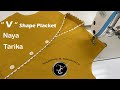 सबसे आसान तरीके से v neck design cutting and stitching #vplacketneckdesign