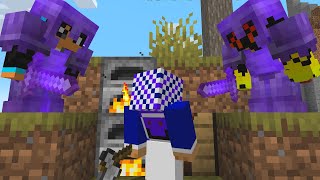 Minecraft Speedrunner VS 2 NETHERITE Juggernauts