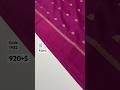 Khadi silk thousand butti zari weaving saree with Running blouse