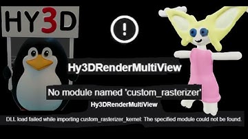 Install Hunyuan3d v2 in ComfyUI portable and desktop for RTX50 series (No Custom Rasterizer SOLVED)