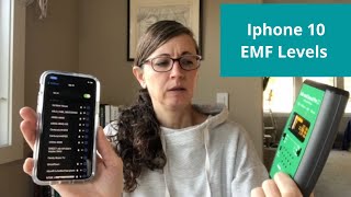 EMF LEVELS FROM AN IPHONE 10 by Whole Home and Body Health 679 views 1 year ago 8 minutes, 55 seconds