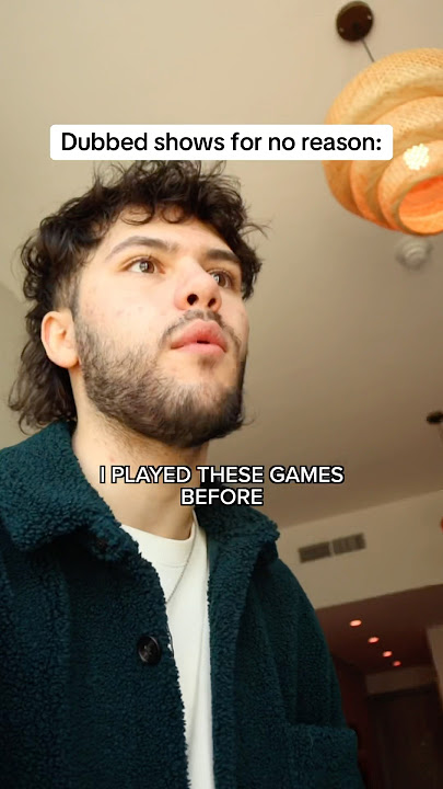 Dubbed TV shows be like 😭