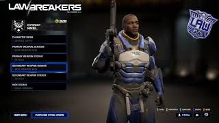 Lawbreakers_Heroes skin and weapons skin
