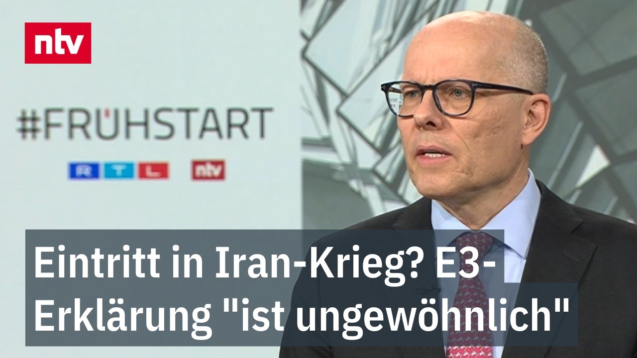 Eintritt in Iran-Krieg? E3-Erklärung 
