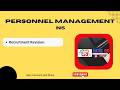 Personnel Management N5 Recruitment Revision Past Question Papers.