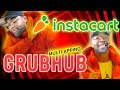 🚨GRUBHUB BLING | MAKE $200 💵MULTI-APPING? | 🅱️BURPY - 🥕INSTACART CASHOUT!