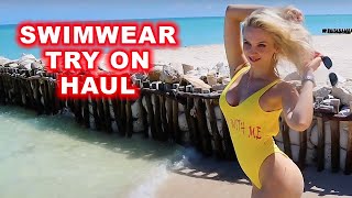 Swimwear Bikini Haul - I Dare You Not To Love The Yellow Swimsuit