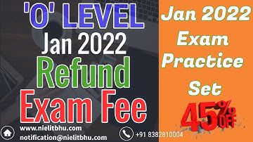 O level Jan 2022 fee refund process || fee refund jan 2022
