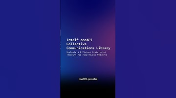 Intel® oneAPI Collective Communications Library | September 2024 | IDZ News | Intel Software