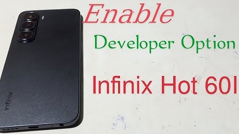 How to enable developer options in Infinix hot 60i phone #infinix #hot60pro 