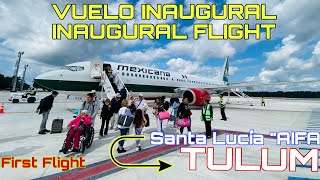 TRIP REPORT: Mexicana de Aviación l AIFA - TULUM l B737-800 l ECONOMY l vuelo inaugural
