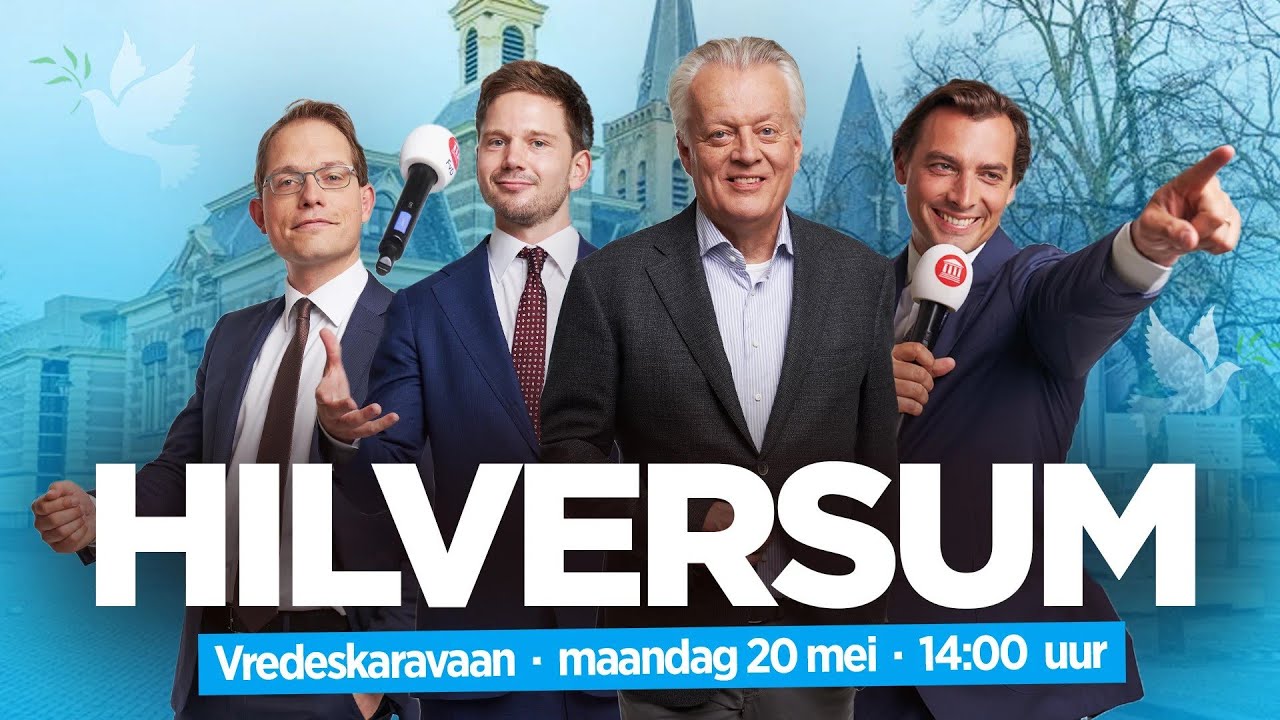 Thumbnail LIVE: De Vredeskaravaan in Hilversum! Met Thierry Baudet en Ralf Dekker (FVD)