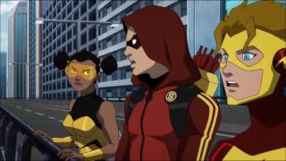 Original Teen Titans Team | Robin meets Starfire - Teen Titans: The Judas Contract