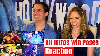 Street Fighter 6 All Intros and Win poses Reaction
