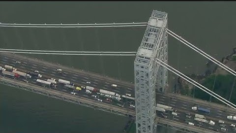 First weekday with cashless tolls on George Washington Bridge