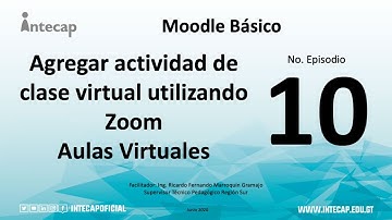 Agregar clase virtual usando Zoom  Aulas Virtuales