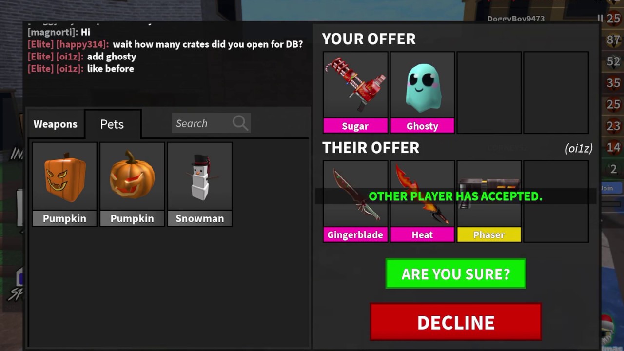 Trading Sugar W or L (MM2) YouTube