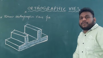 ED,UNIT-5,Lec-4||Orthographic Views|| Important Problem-4