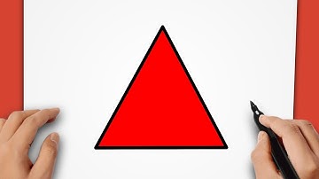CÓMO DIBUJAR UN TRIÁNGULO - PASO A PASO